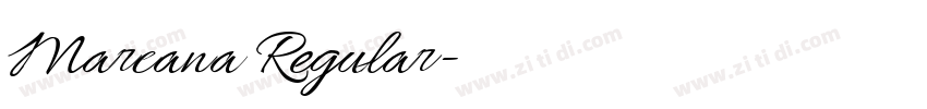Marcana Regular字体转换